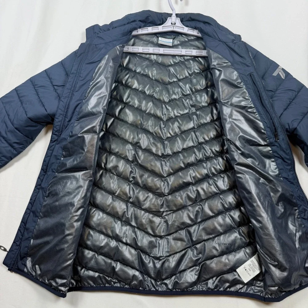 Columbia Titanium Puffer Jacket Omni Heat Insulated Blue Mens Size Small - Picture 5 of 13